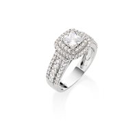 Anello Amen Donna Diamonds in Argento RPRQUBBZ-14 - RPRQUBBZ-14